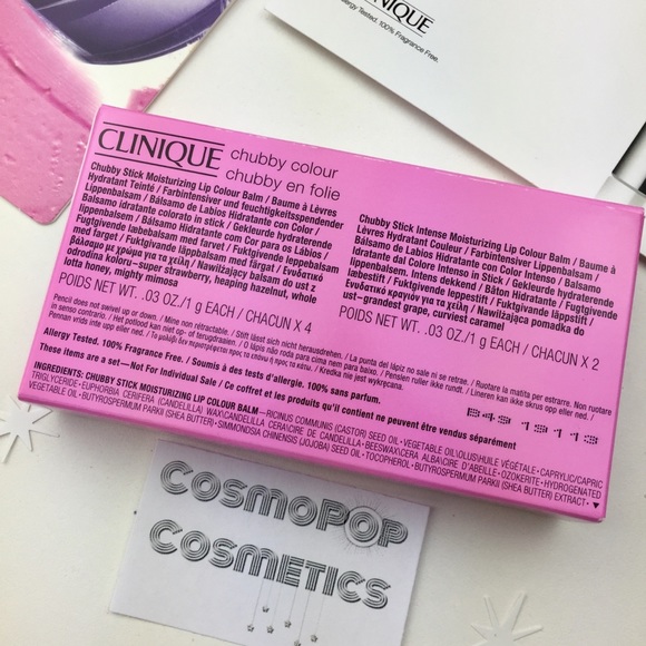 Clinique Chubby Stick Lip Colour Set + More✨236 - Picture 3 of 8